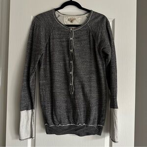 Wilfred Free US XS Grey Pullover (Note: Small Hole)